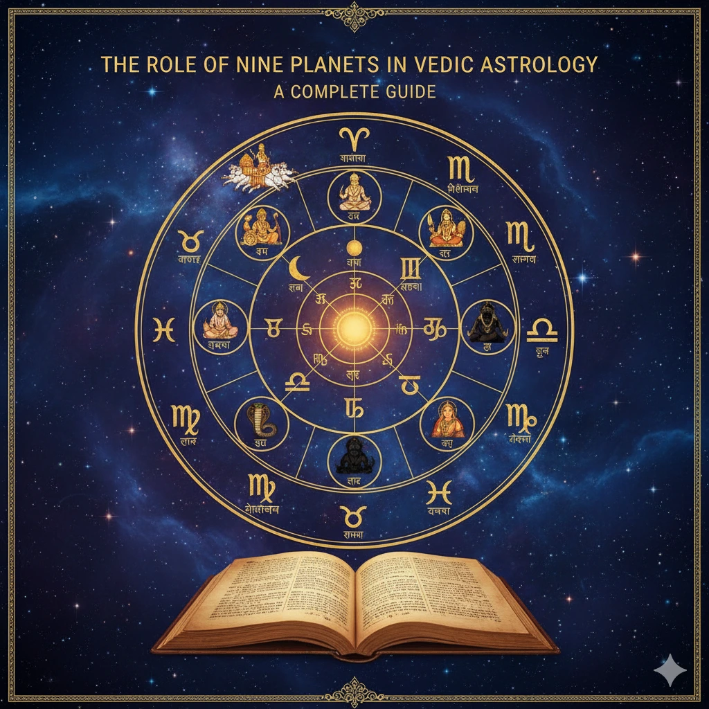 The Role of Nine Planets in Vedic Astrology: A Complete Guide