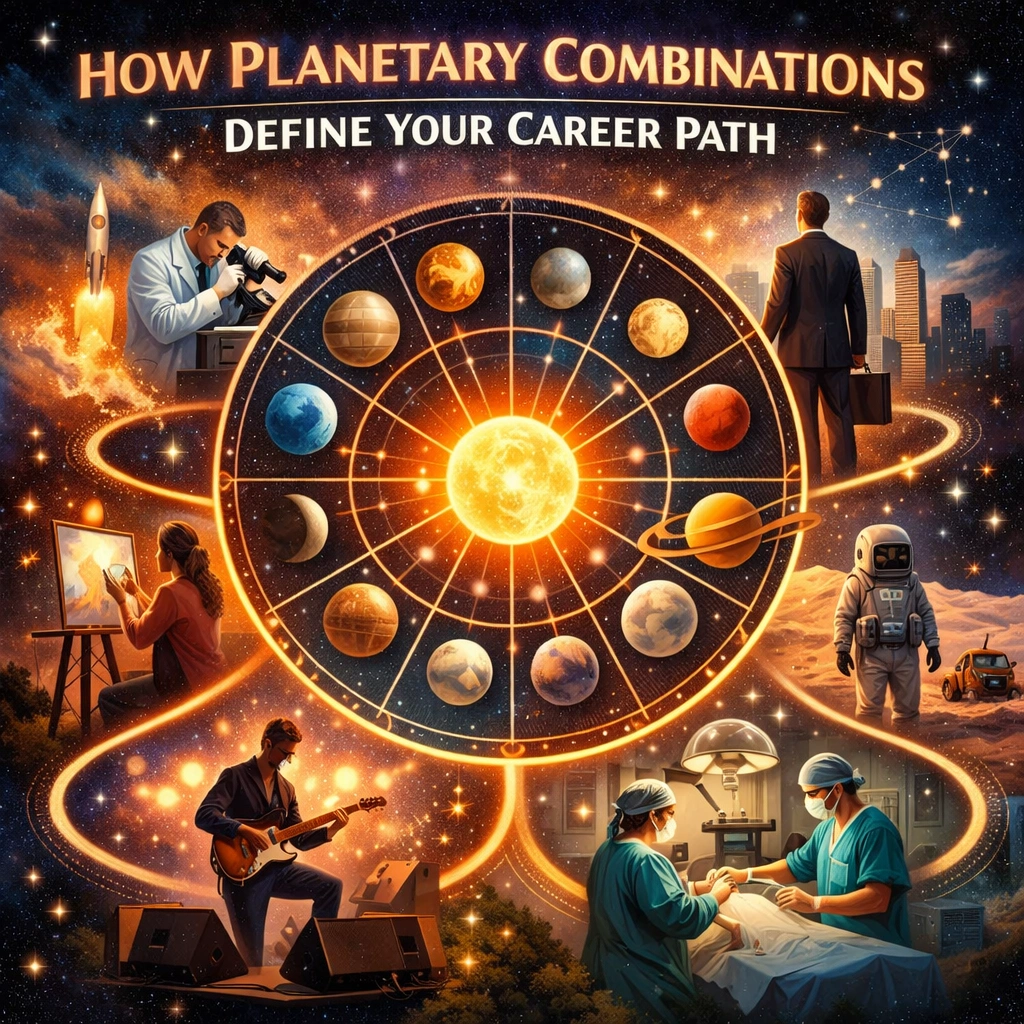 Planetary Combinations and Career