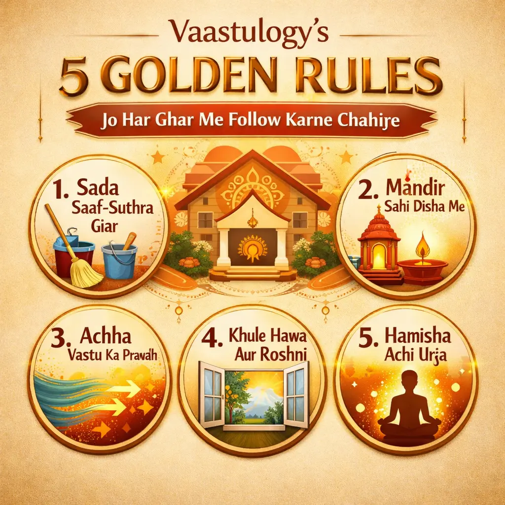 Vaastulogy’s 5 Golden Rules, Vaastulogy for Home, Vaastu Tips for House