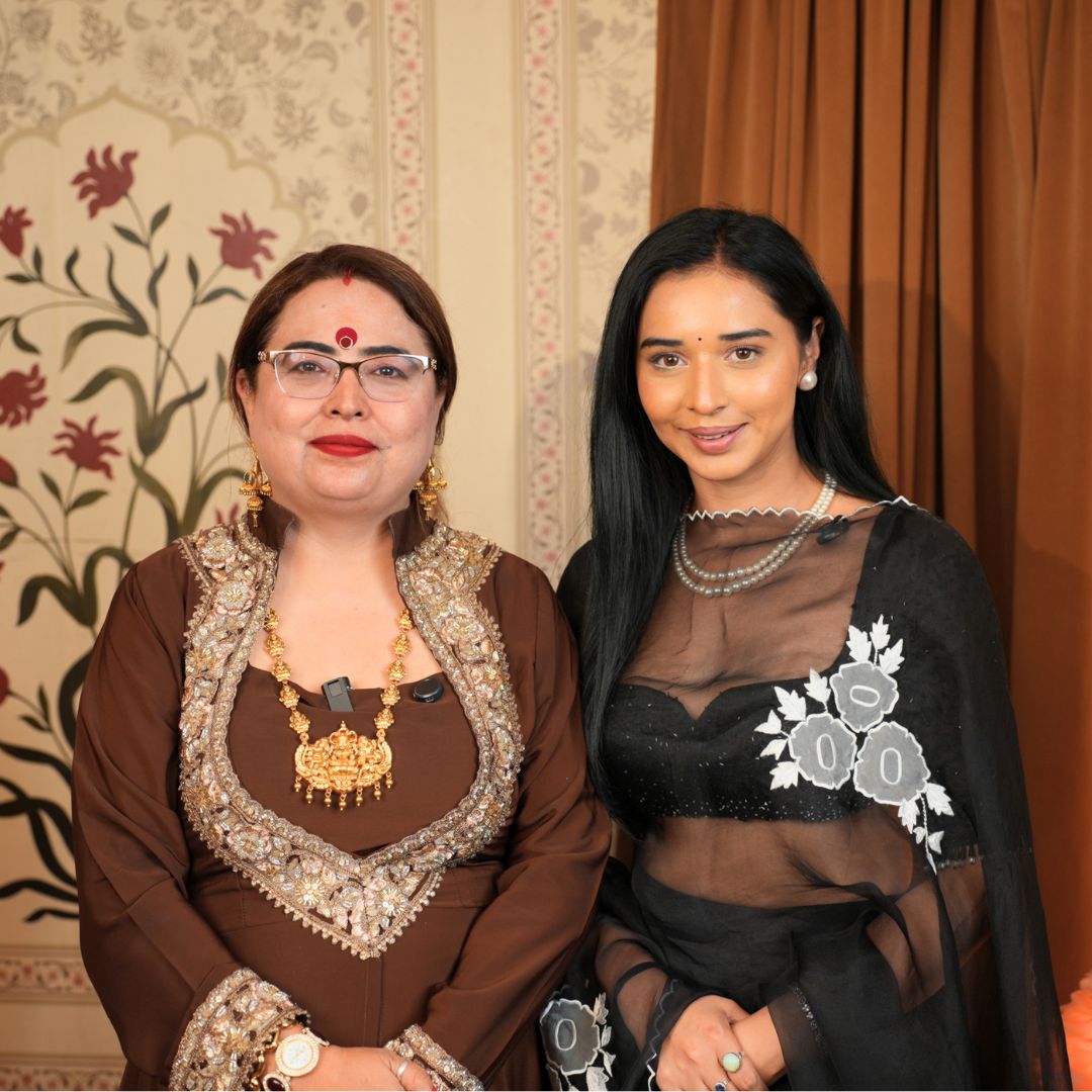 acharya sakshi with tanya mittal, celebrity astrologer, tanya mittal astrologer