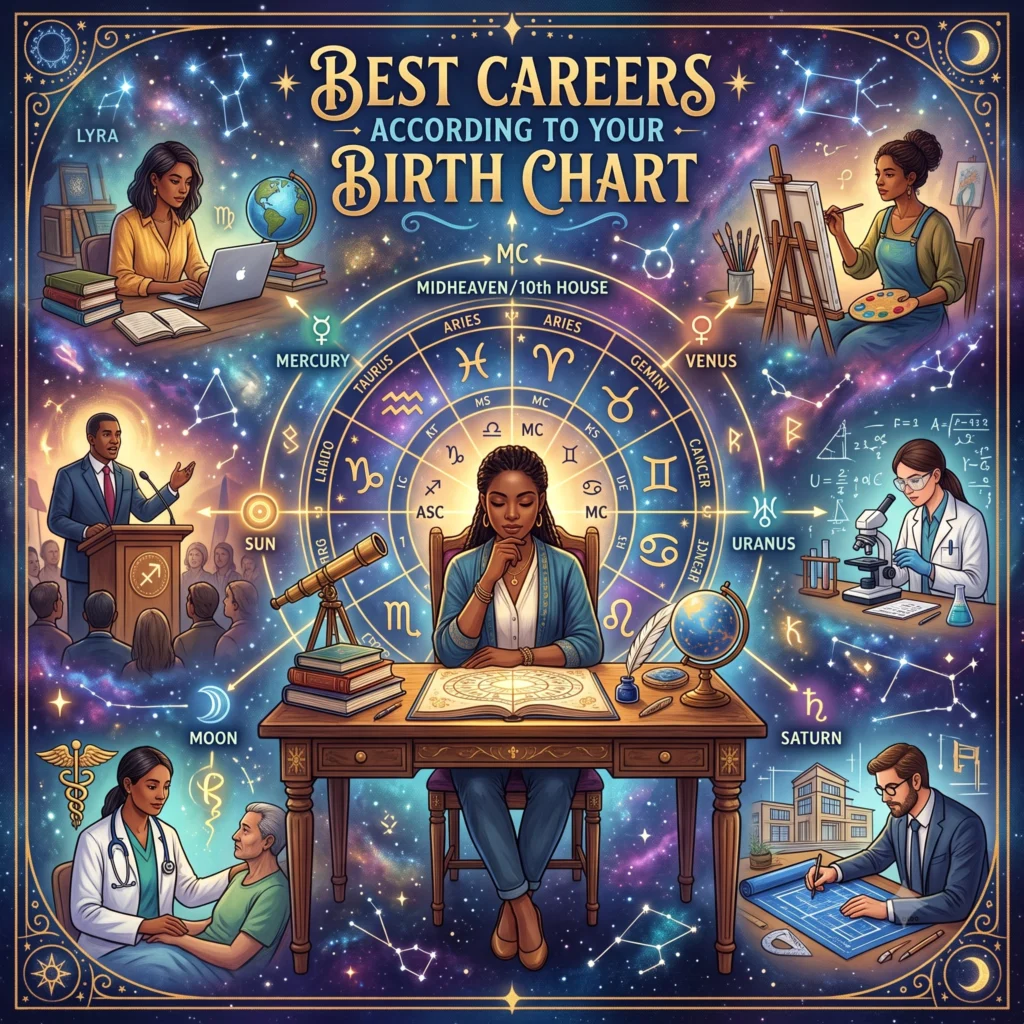 Best Career,
Birth Chart Career,
Vedic Astrology Career Guide,
10th House Astrology